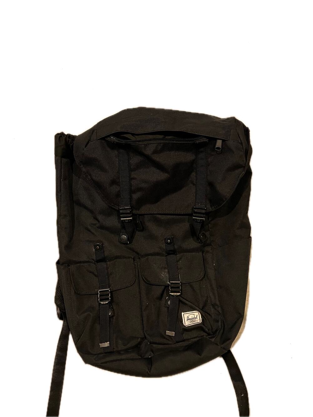 Herschel Classic Buckingham Black Red Backpack 35L